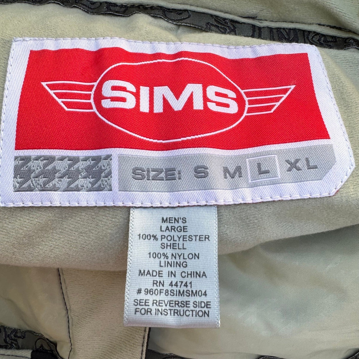 Sims Cargo Gorpcore Alpine Skiing Technical Snowboard Pants Charcoal Mens L