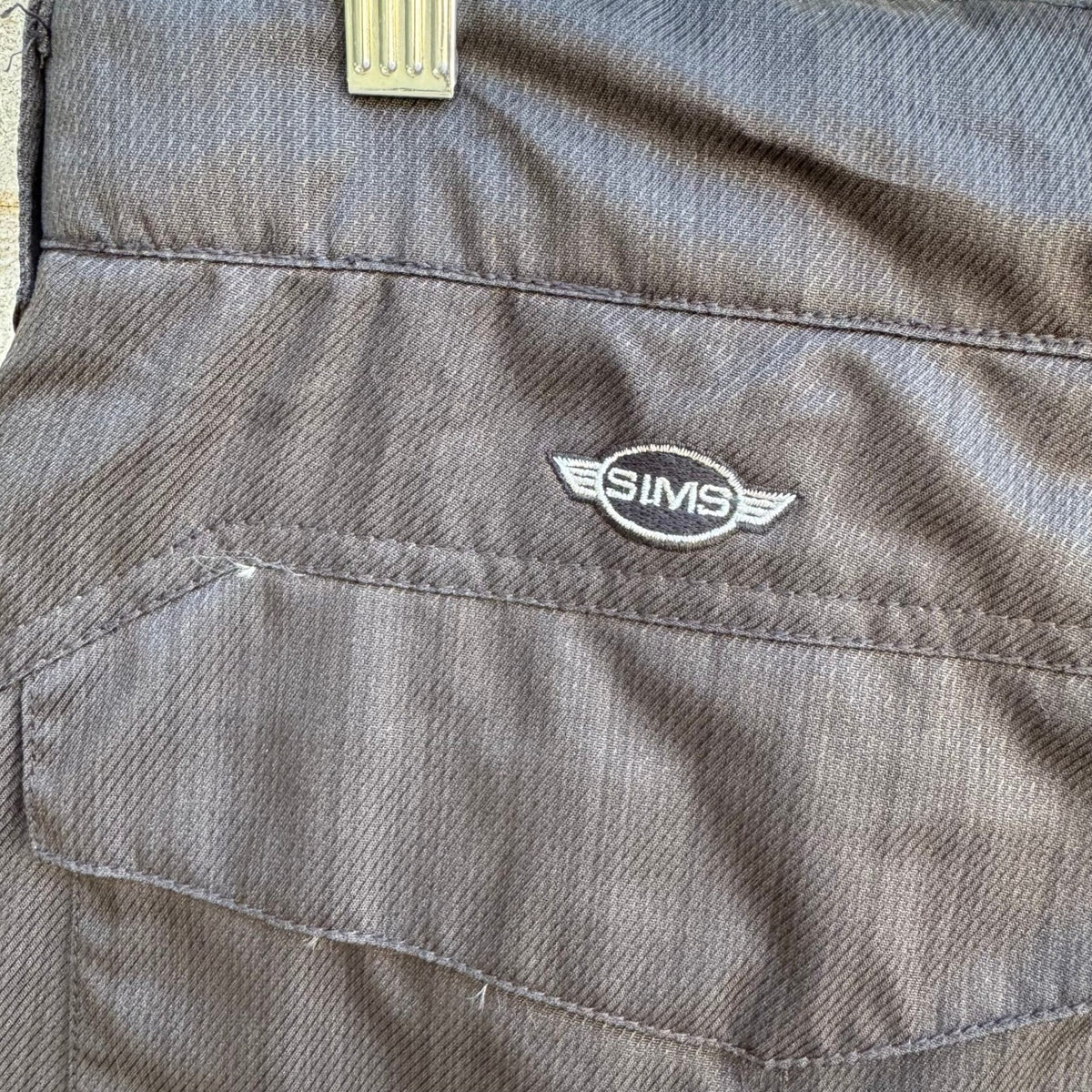 Sims Cargo Gorpcore Alpine Skiing Technical Snowboard Pants Charcoal Mens L