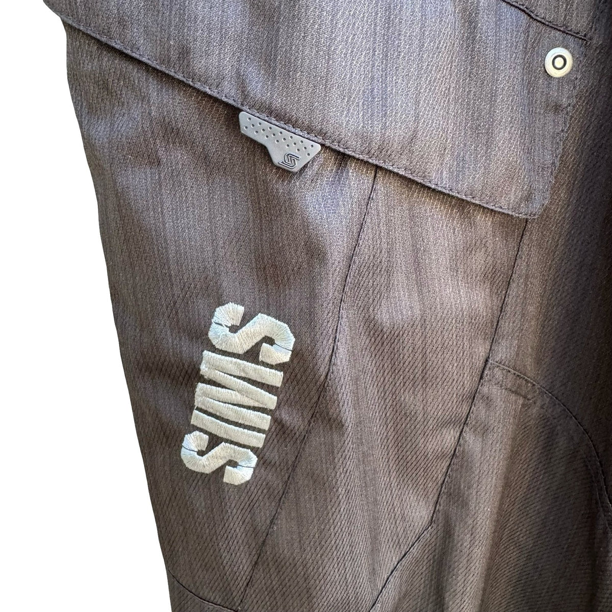 Sims Cargo Gorpcore Alpine Skiing Technical Snowboard Pants Charcoal Mens L
