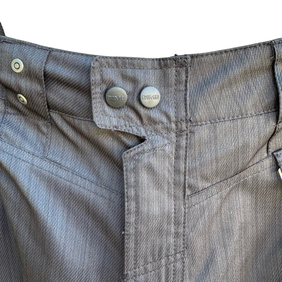 Sims Cargo Gorpcore Alpine Skiing Technical Snowboard Pants Charcoal Mens L
