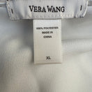 Switch Vera Wang Cowl Neck Goddess Maxi Evening Dress Black Velvet X-Back Straps XL NEW 2 image