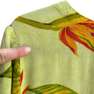 Switch La Cera Vintage Womens V Neck Bird of Paradise Floral Mumu Day Maxi Dress L 3 image