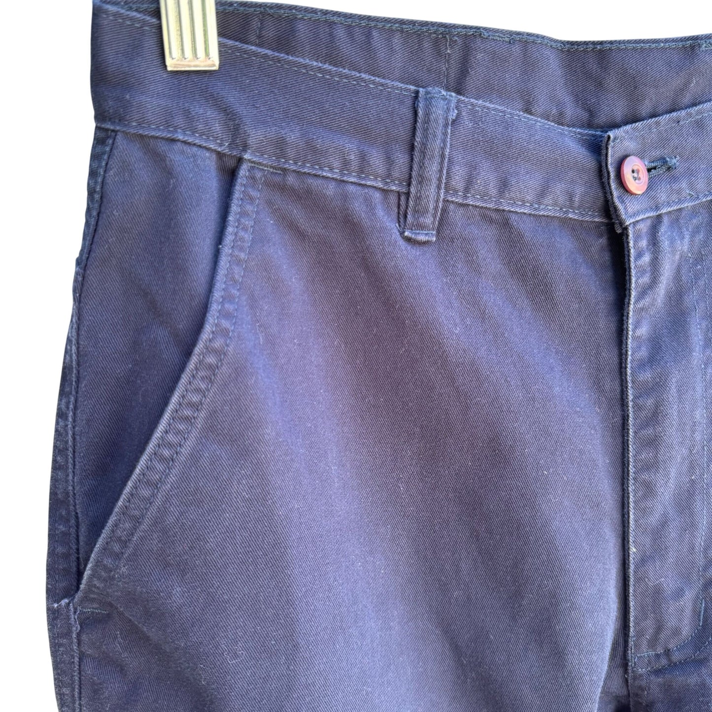 LA Gate Vintage Y2K Navy Mens Side Pockets JNCO Style Utility Cargo Baggy Pants