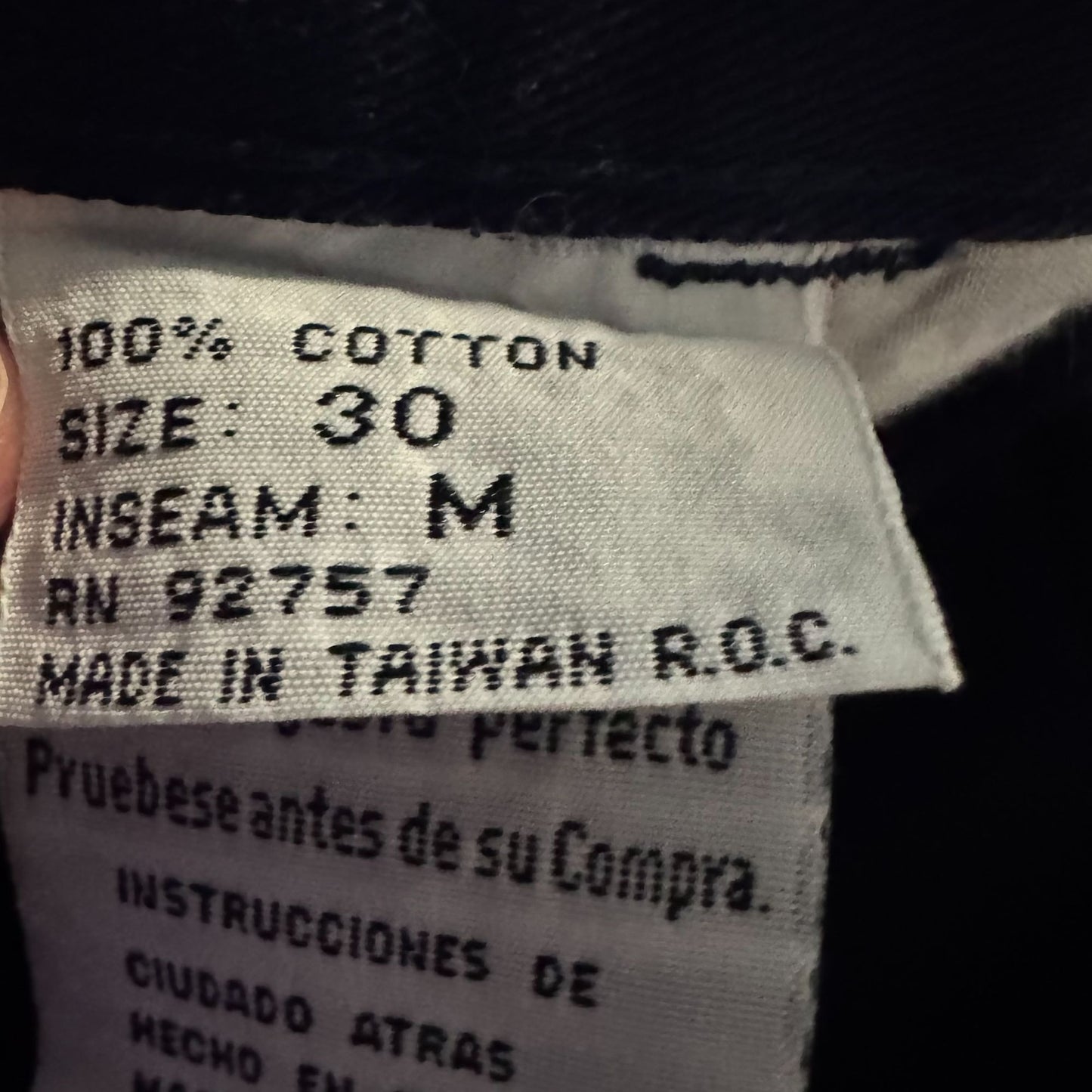 LA Gate Vintage Y2K Navy Mens Side Pockets JNCO Style Utility Cargo Baggy Pants