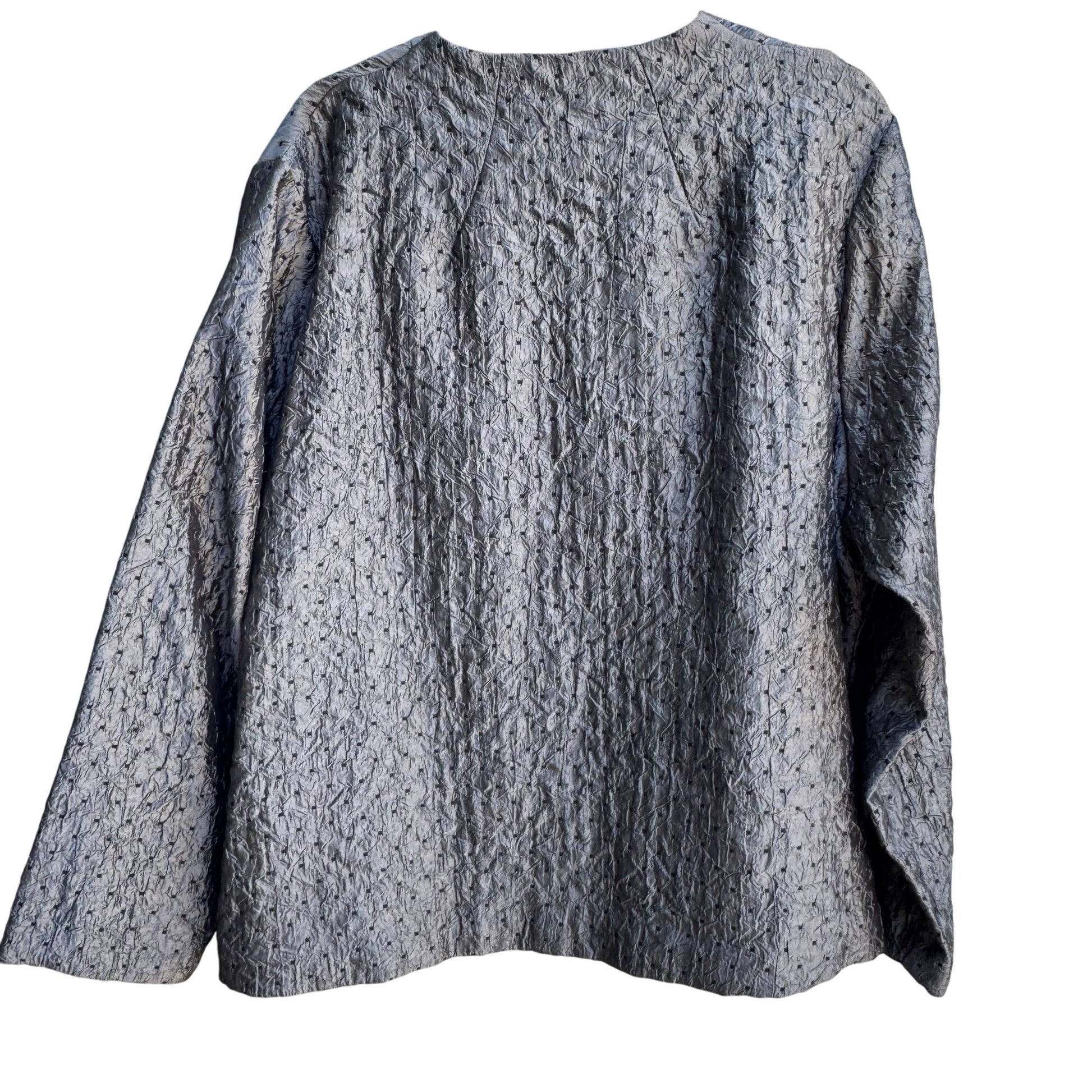 Soft By Avenue Womens Glam Quilted Open-Front Textured Blazer Jacket 22/24