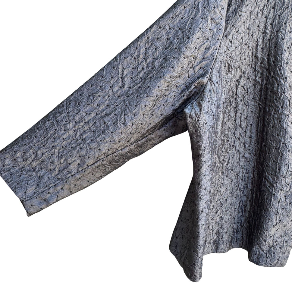 Soft By Avenue Womens Glam Quilted Open-Front Textured Blazer Jacket 22/24