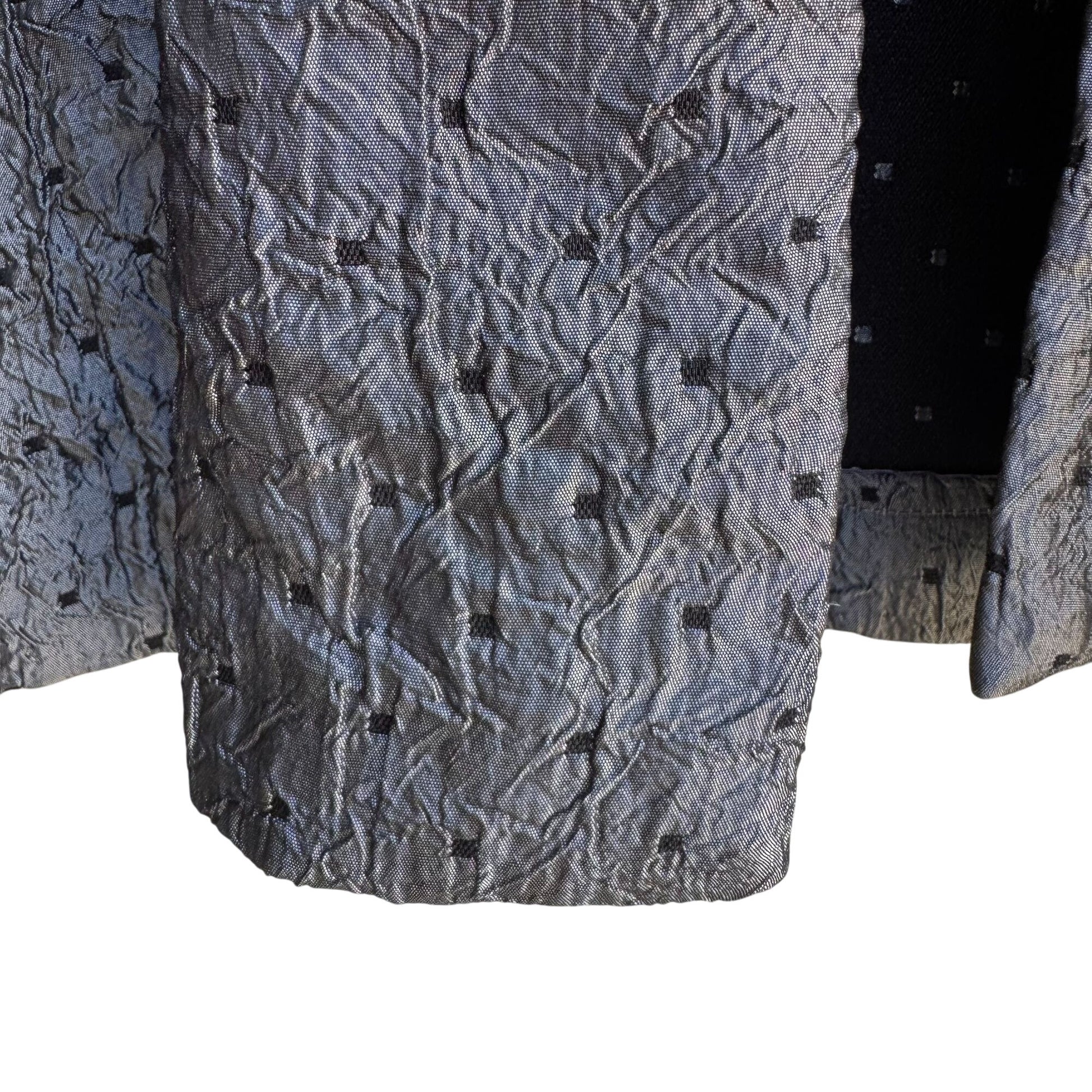 Soft By Avenue Womens Glam Quilted Open-Front Textured Blazer Jacket 22/24