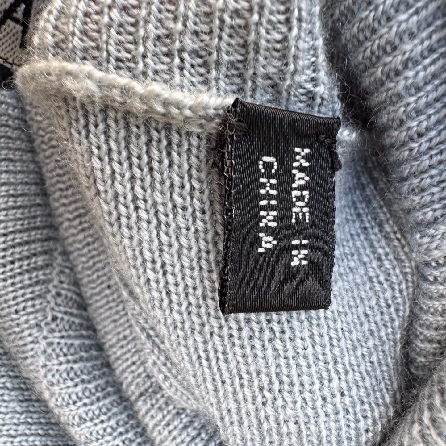 Lafayette 148 New York Womens L Light Blue Wool Turtleneck Sweater Lagenlook