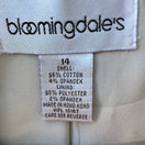 Switch Bloomingdales Quiet Luxury Tailored Minimalist Cotton Blend Blazer Tan Womens 14 2 image