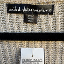 Switch United States Sweaters Boho Coastal Minimalist Pointelle Fringe Cardigan M NWT 2 image