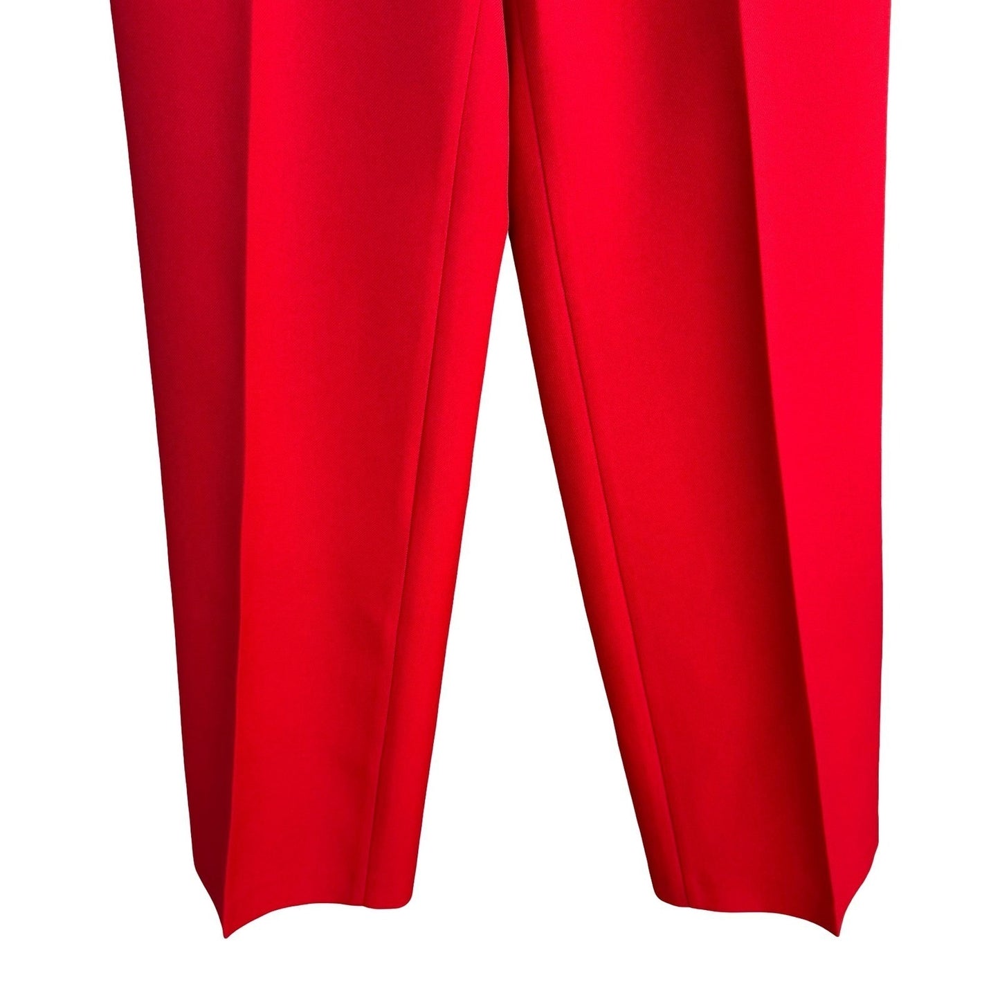 Levis Vintage 70s Red High Waisted Trousers Straight Leg White Tab Pants 26x30.5