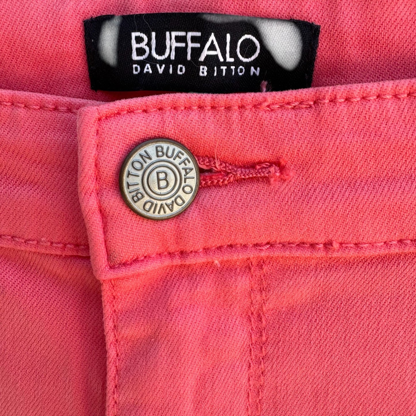 Buffalo David Bitton Havana High-Rise Ankle Skinny Jeans Soft Stretch Pink 14/34
