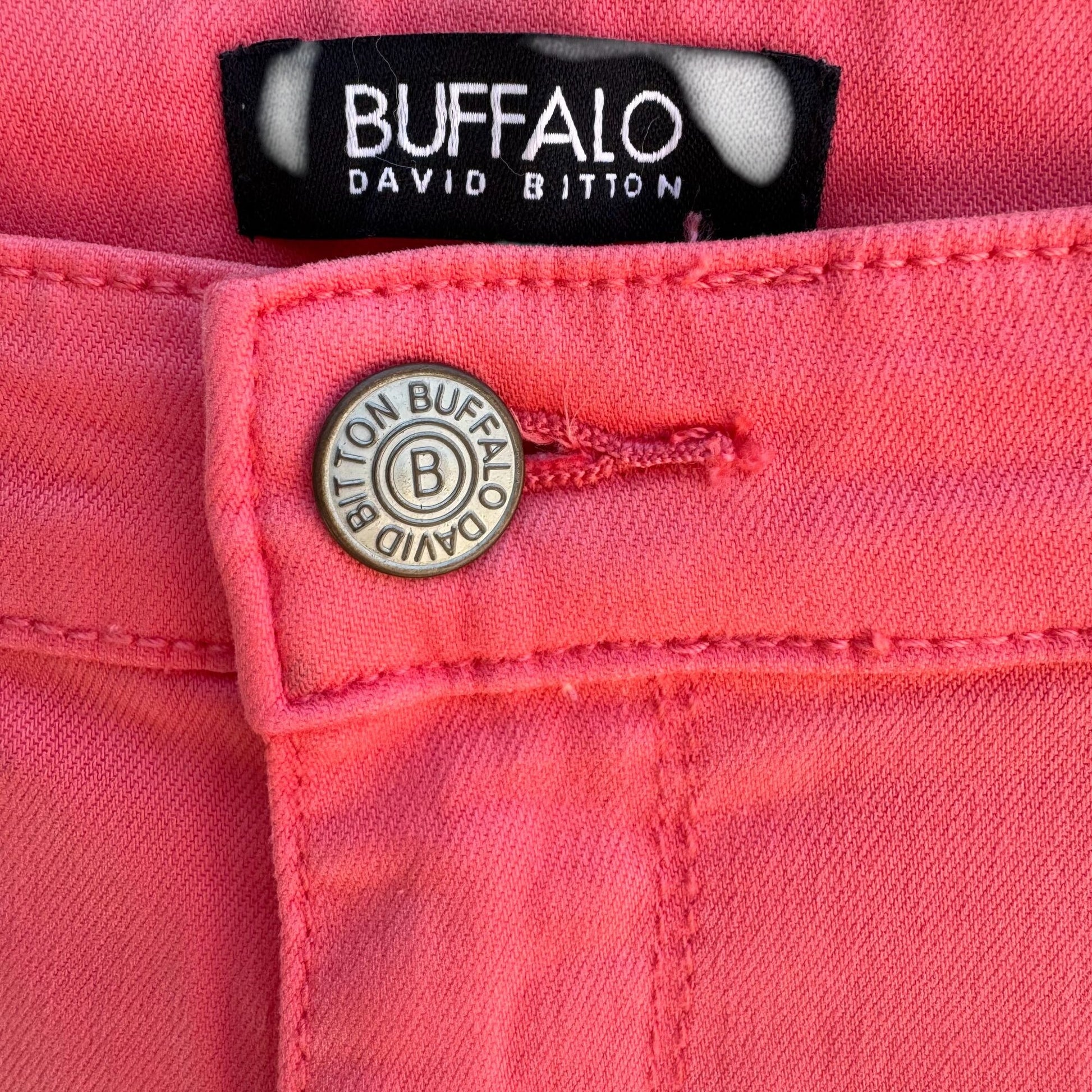 Buffalo David Bitton Havana High-Rise Ankle Skinny Jeans Soft Stretch Pink 14/34