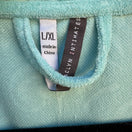 Switch Jaclyn Intimates Aqua Blue Embossed Damask Plush Robe L/XL NEW Cozy Loungewear 2 image