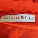 Switch Woodleigh Y2K Boho Festival Strapless Ruffle High-Low Midi Dress Feather Belt 2 image
