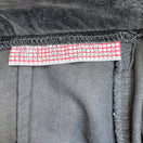 Switch American Classics Vintage Black Velvet Pencil Party Skirt High Waisted Cotton XS 2 image