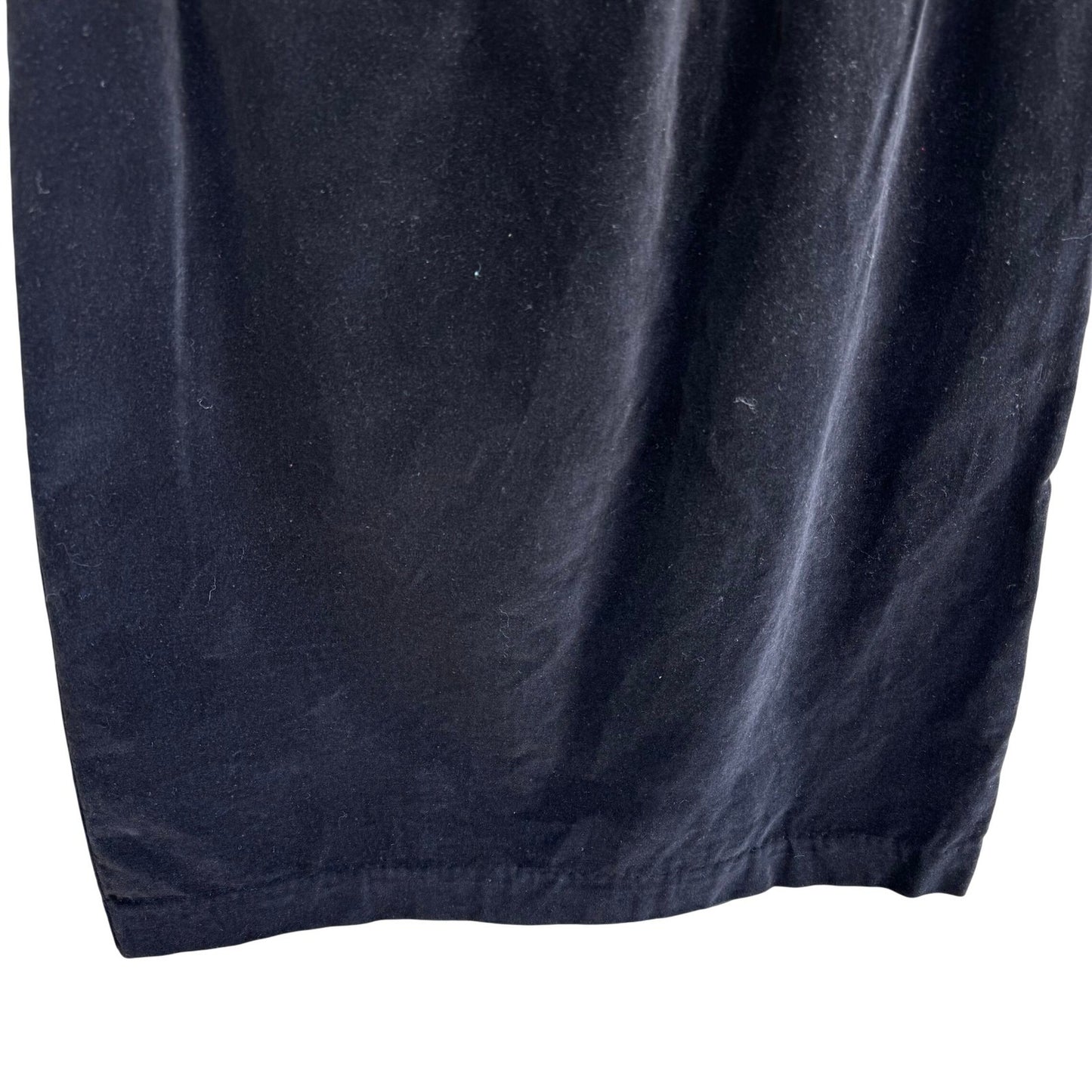 American Classics Vintage Black Velvet Pencil Party Skirt High Waisted Cotton XS