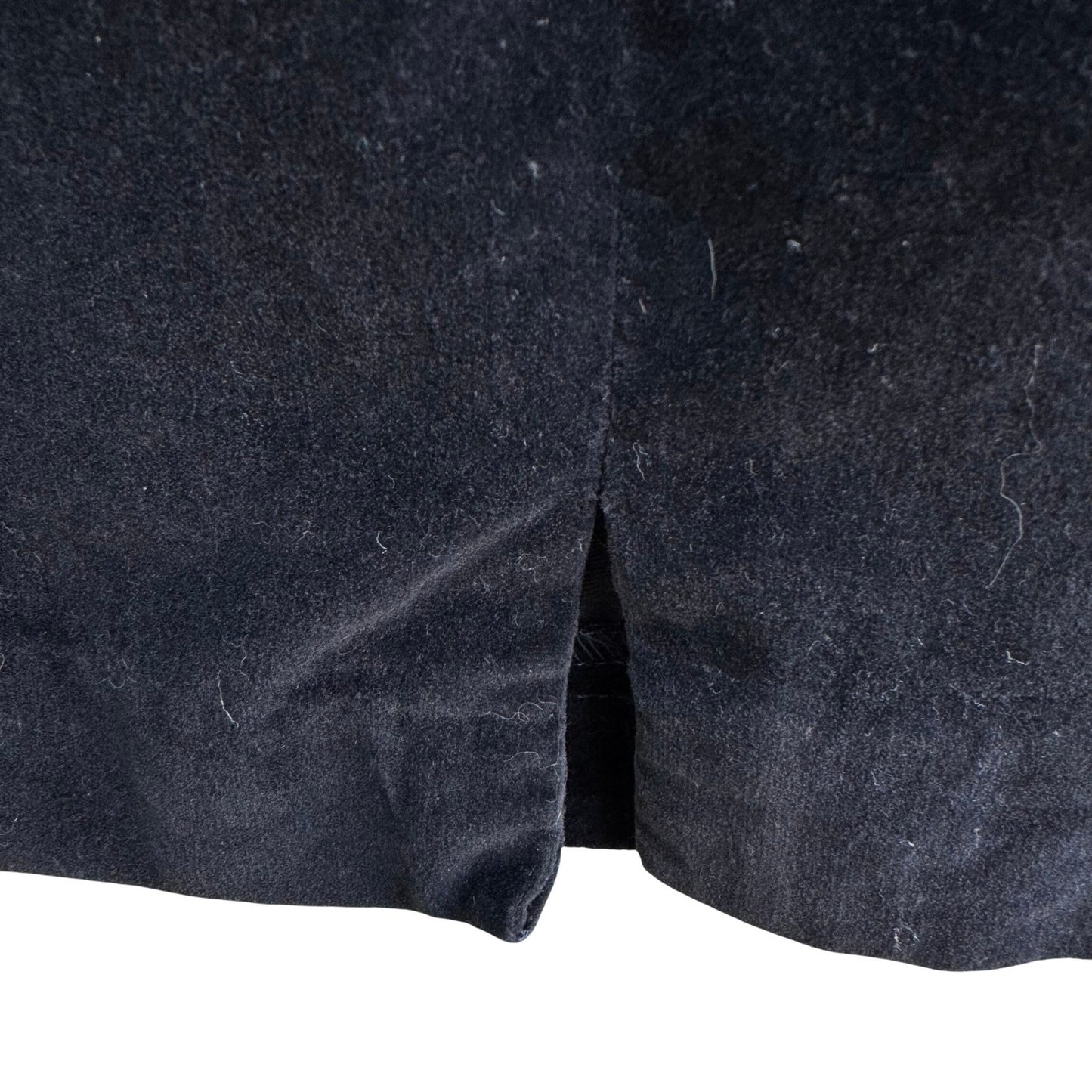 American Classics Vintage Black Velvet Pencil Party Skirt High Waisted Cotton XS