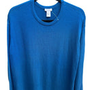 Switch J Jill 100% Cashmere Minimalist Softcore Layering Preppy Tunic Sweater Teal M 3 image