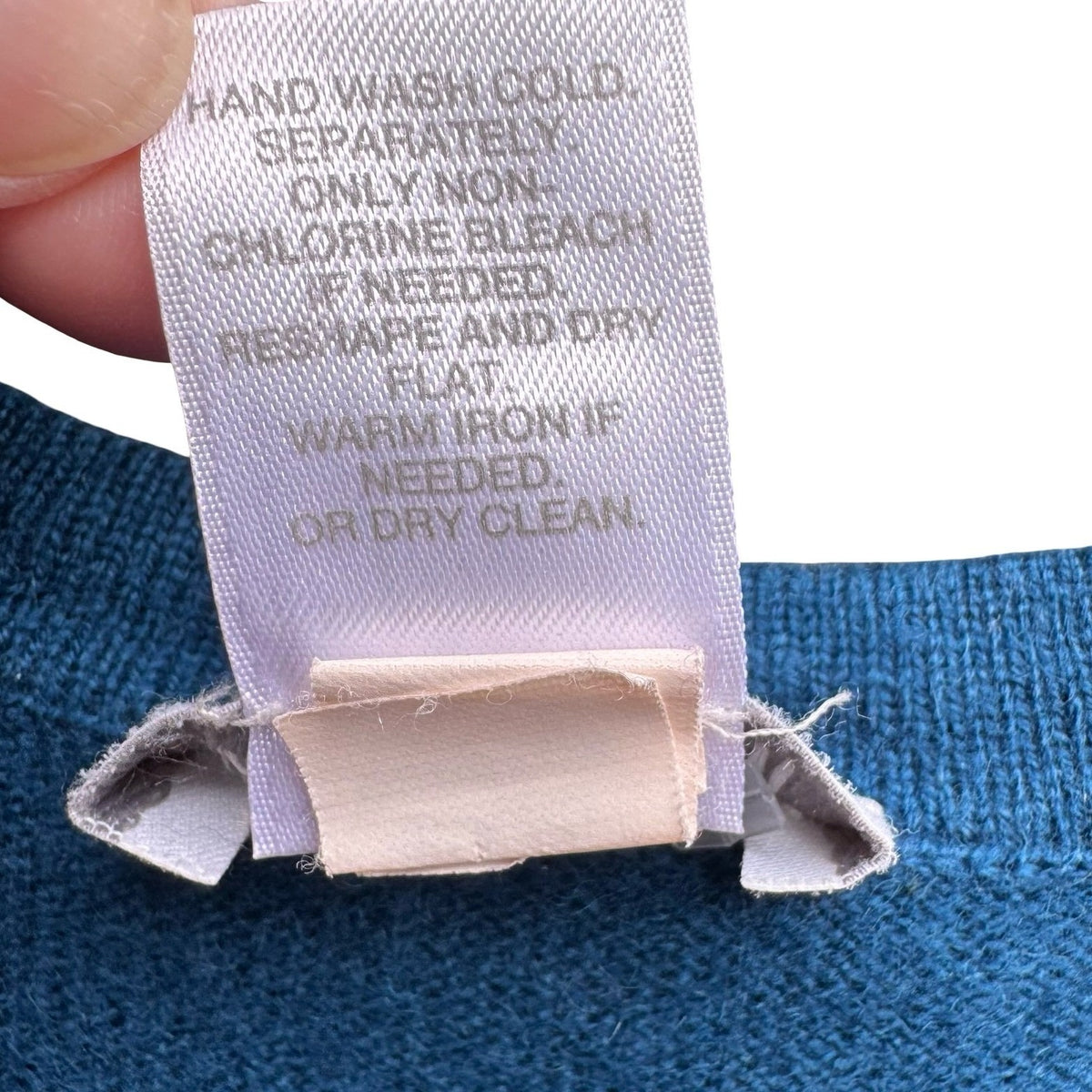 J Jill 100% Cashmere Minimalist Softcore Layering Preppy Tunic Sweater Teal M