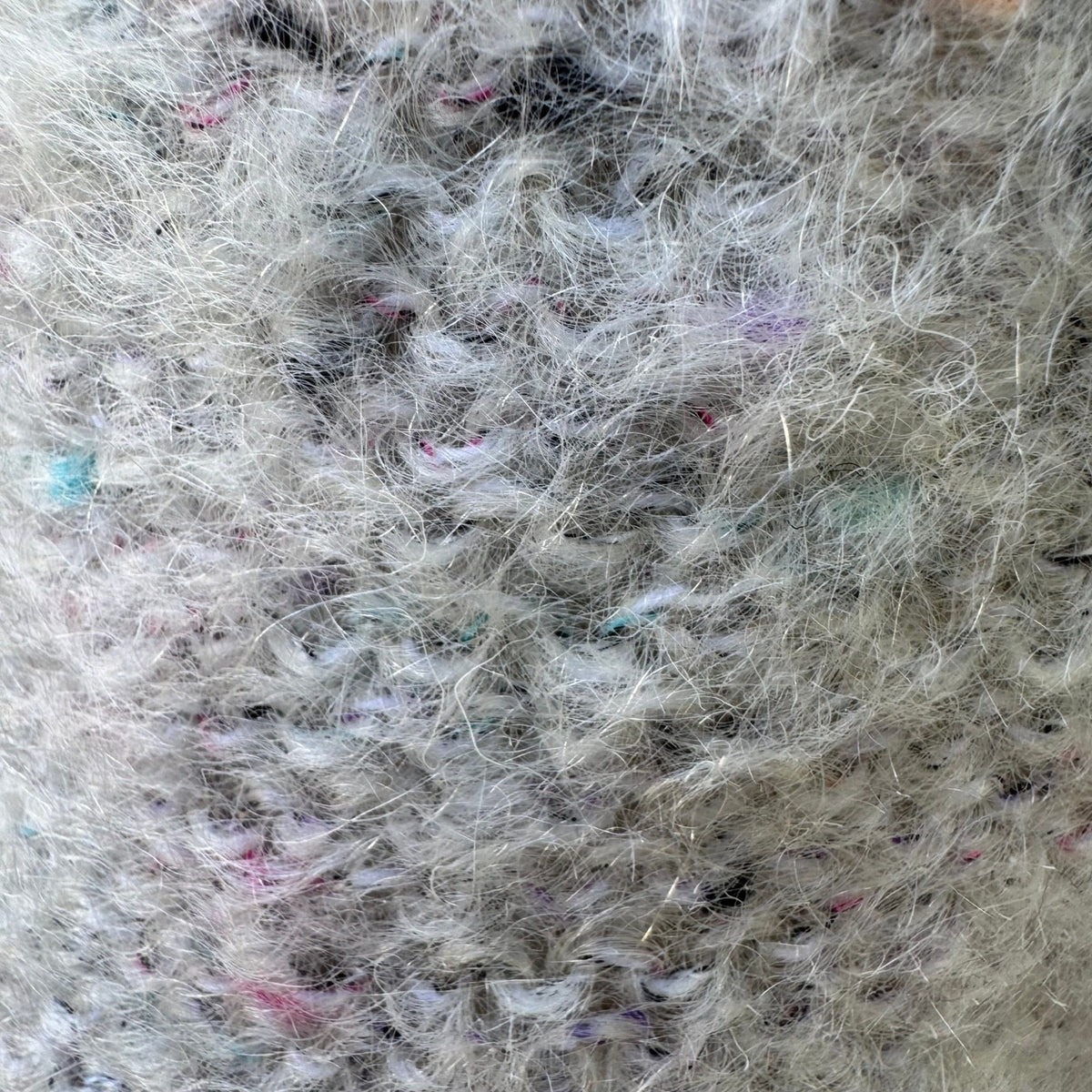 525 America Vintage Granola Girl Oversize Fuzzy Confetti Knit Cardigan Sweater M
