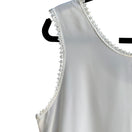 Switch Impressions Of California Vintage Womens White Lace Sleeveless Scoop Neck Top 3 image