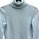 Switch Charter Club 100% Cashmere Minimalist Preppy Turtleneck Sweater Pastel Blue S 3 image