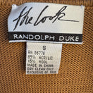 Switch Randolph Duke Womens Camel Brown Fringe Whipstitch Open Front Cardigan Sweater S 2 image