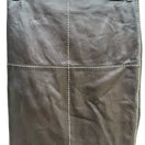 Switch Poleci Vintage Y2K Edgy Leather Pencil Skirt Whipstitch Paneled Midi Skirt Brown 3 image