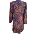 Switch Toni Garment CC Magic Vintage Floral Button Up Pleated Jewel Tone Blazer Skirt S 3 image