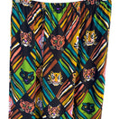 Switch Bob Mackie Wearable Art Vintage Colorful Cat Face Printed Jersey Maxi Skirt M 3 image