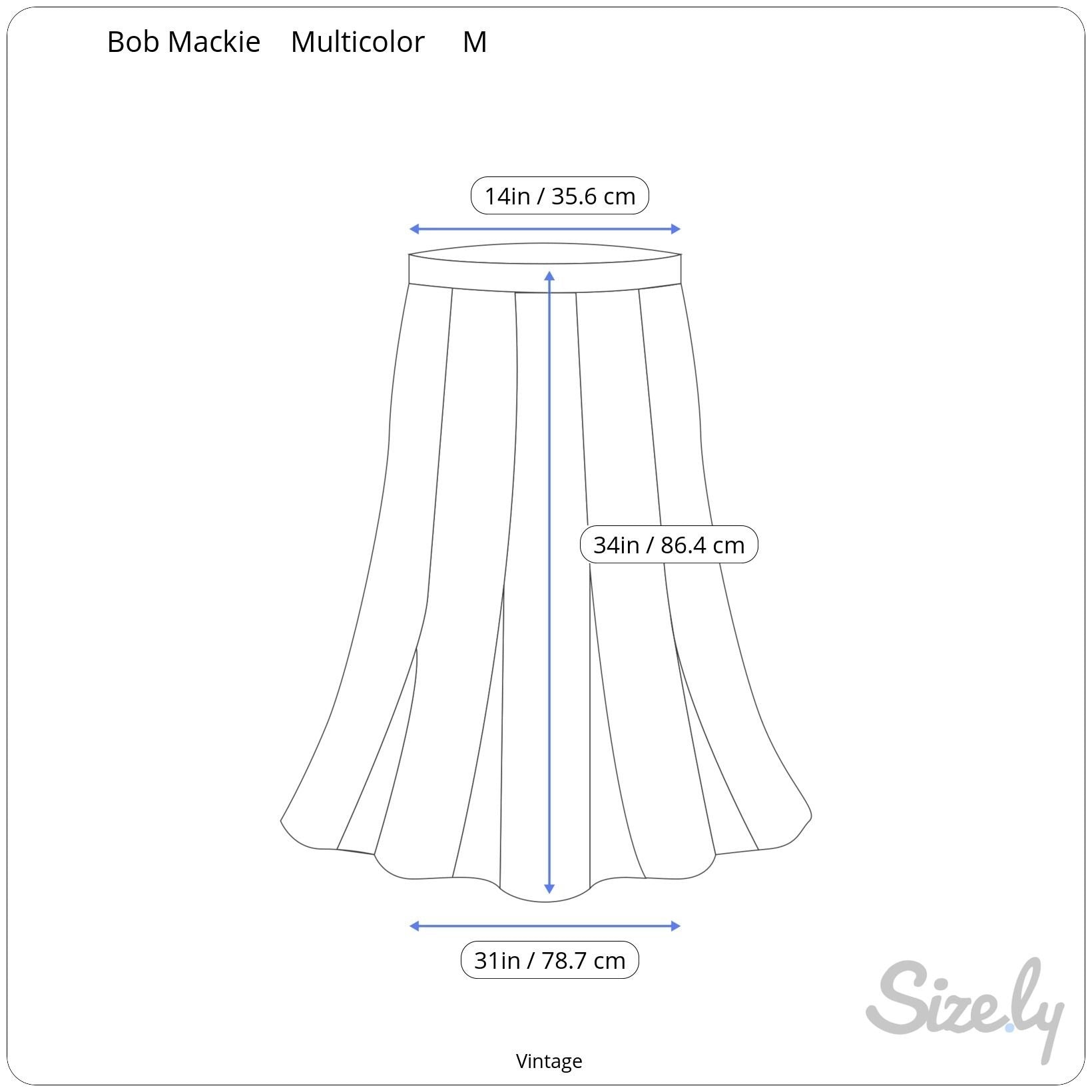 Bob Mackie Wearable Art Vintage Colorful Cat Face Printed Jersey Maxi Skirt M
