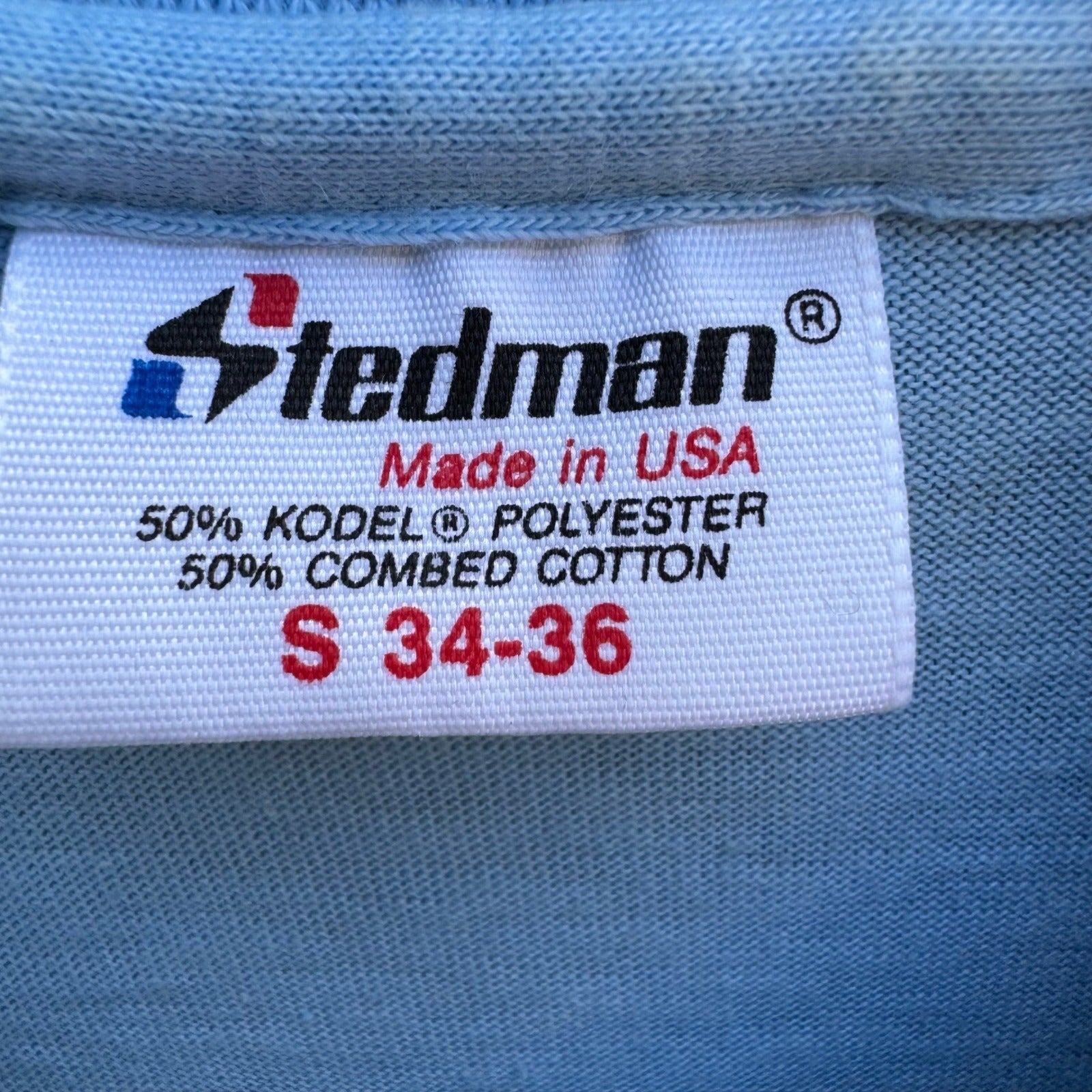 Vintage 90s Stedman San Gabriel Valley Bowling Championship Polo Shirt Americana