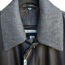 Switch London Fog Signature Car Coat Detachable Liner Wool Collar Black Mens 40S NEW 3 image