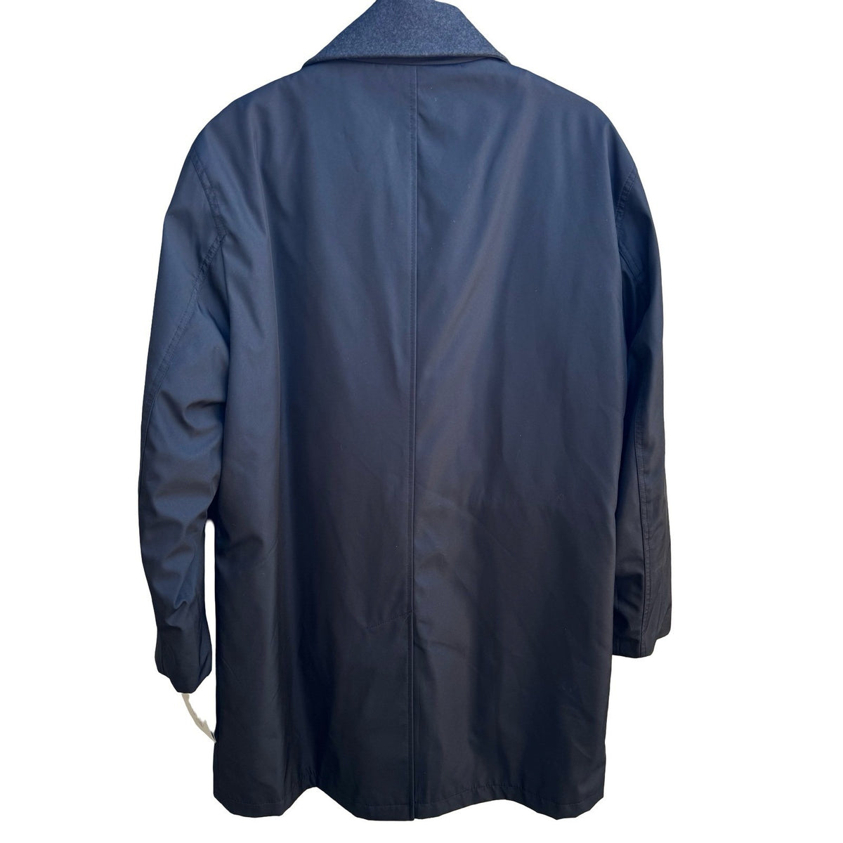 London Fog Signature Car Coat Detachable Liner Wool Collar Black Mens 40S NEW