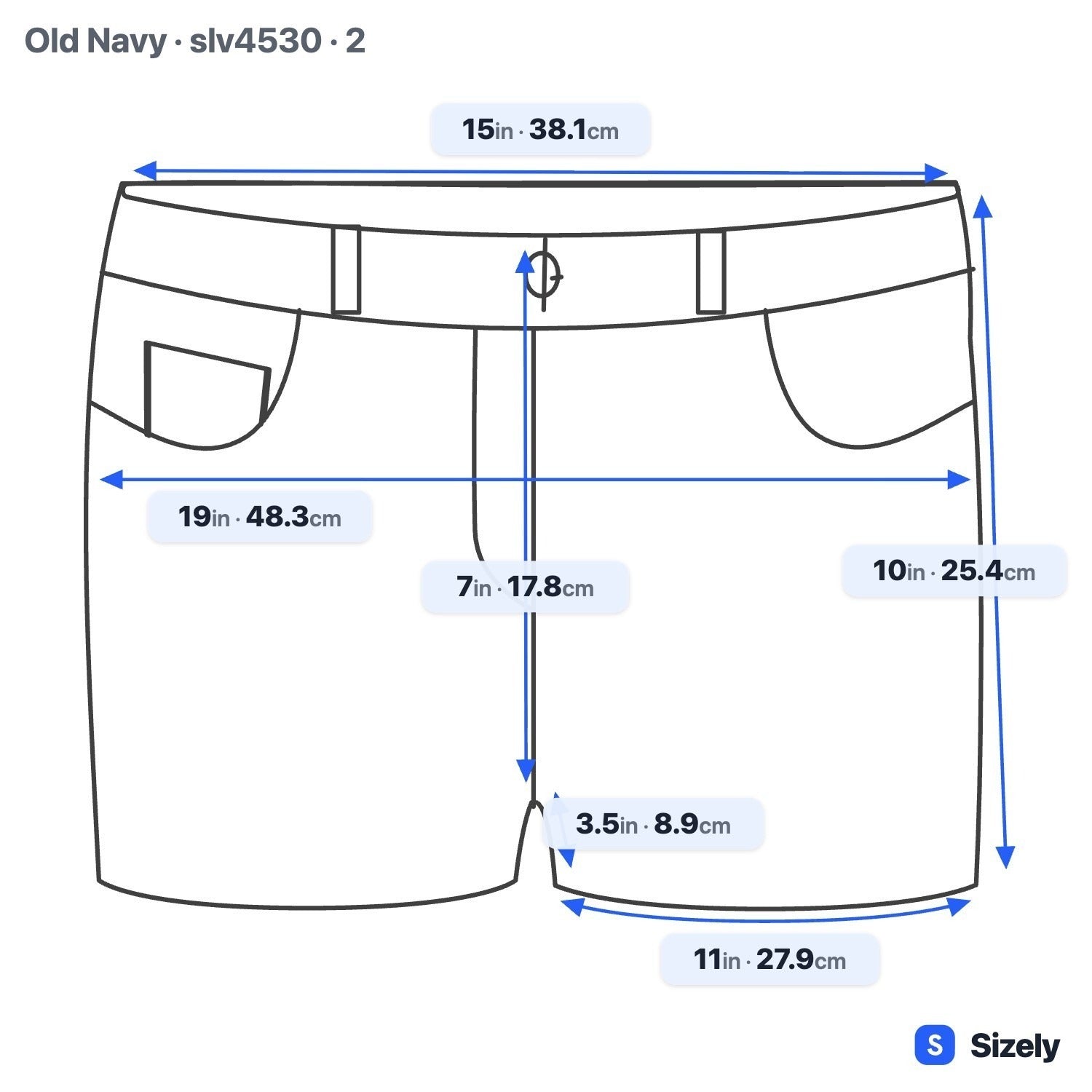 Old Navy Vintage Y2K Low Rise Denim Shorts Boho Festival Beachwear Blue Womens 2