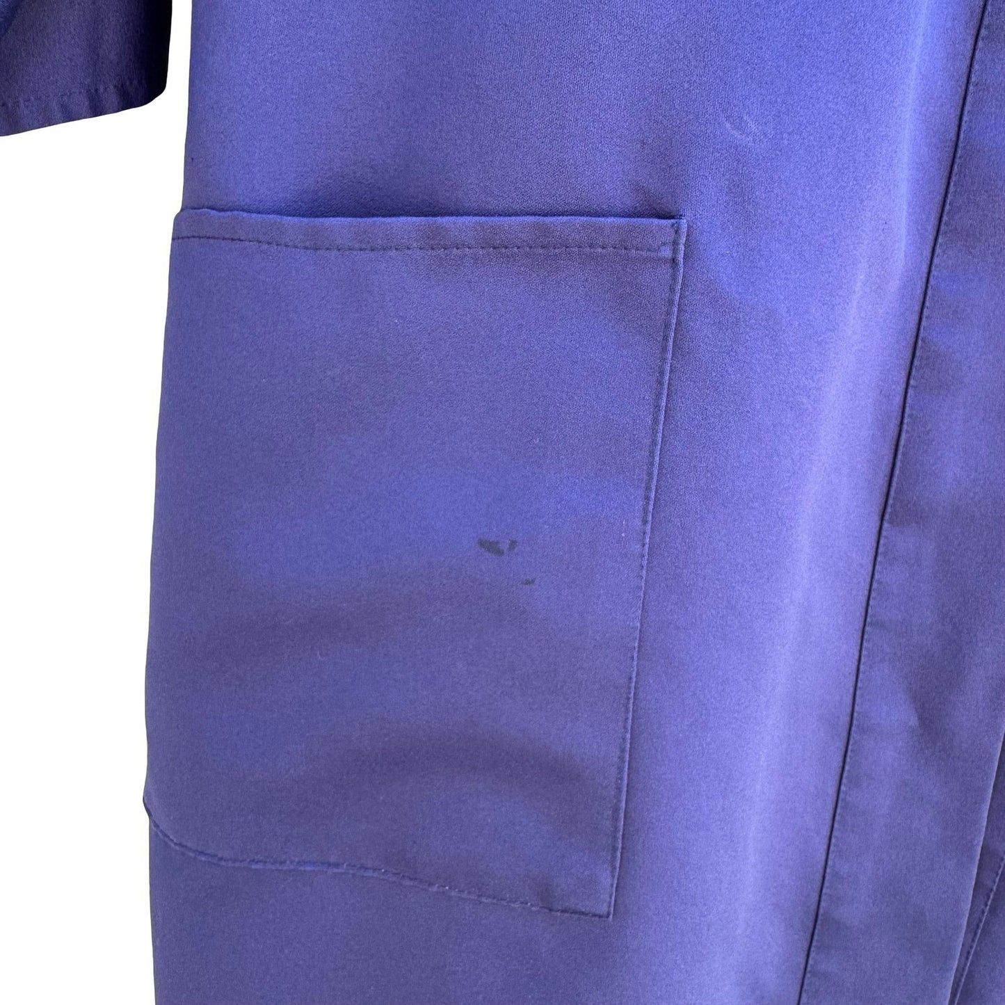 Vintage Lida Purple Kimono Haori Robe Kanji Embroidery Japanese Longevity OS
