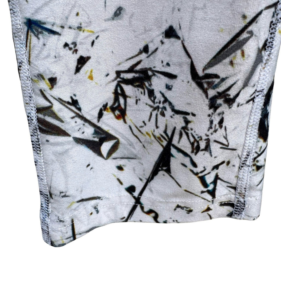 Nike Dri-FIT Abstract Splatter Print Capri Leggings Gymwear Sporty Yoga Womens S