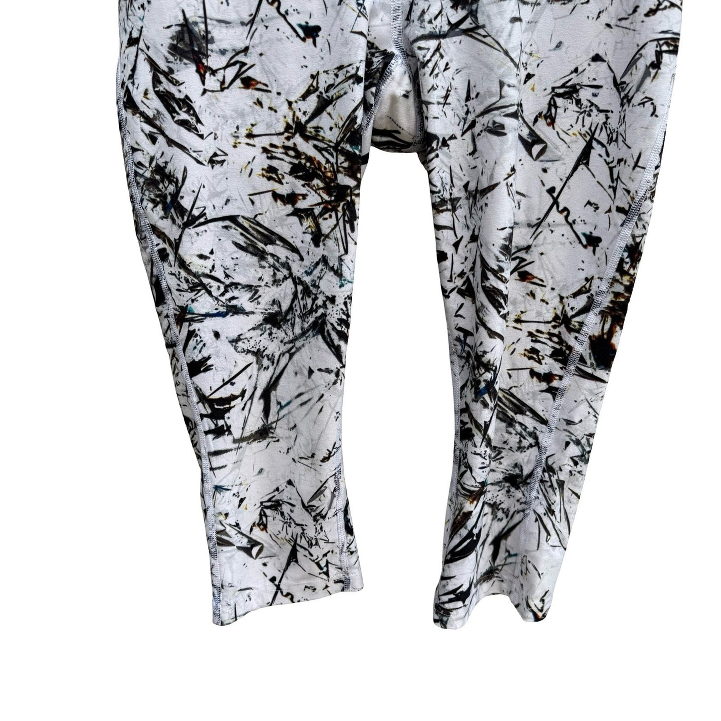Nike Dri-FIT Abstract Splatter Print Capri Leggings Gymwear Sporty Yoga Womens S
