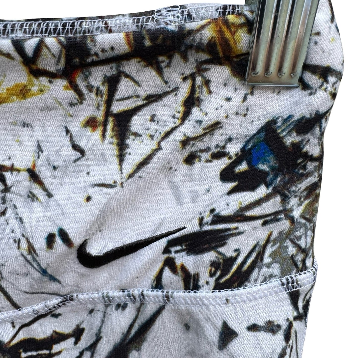 Nike Dri-FIT Abstract Splatter Print Capri Leggings Gymwear Sporty Yoga Womens S
