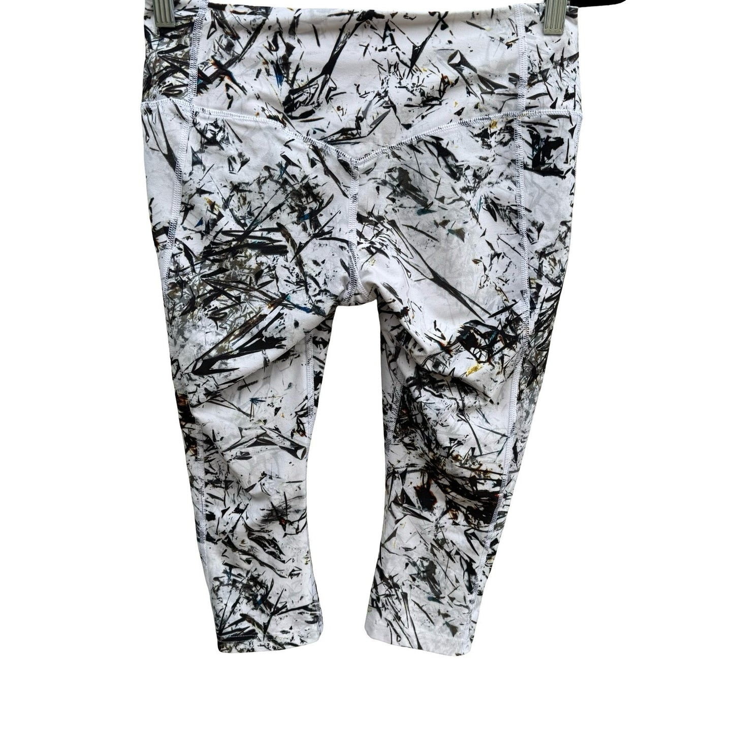 Nike Dri-FIT Abstract Splatter Print Capri Leggings Gymwear Sporty Yoga Womens S