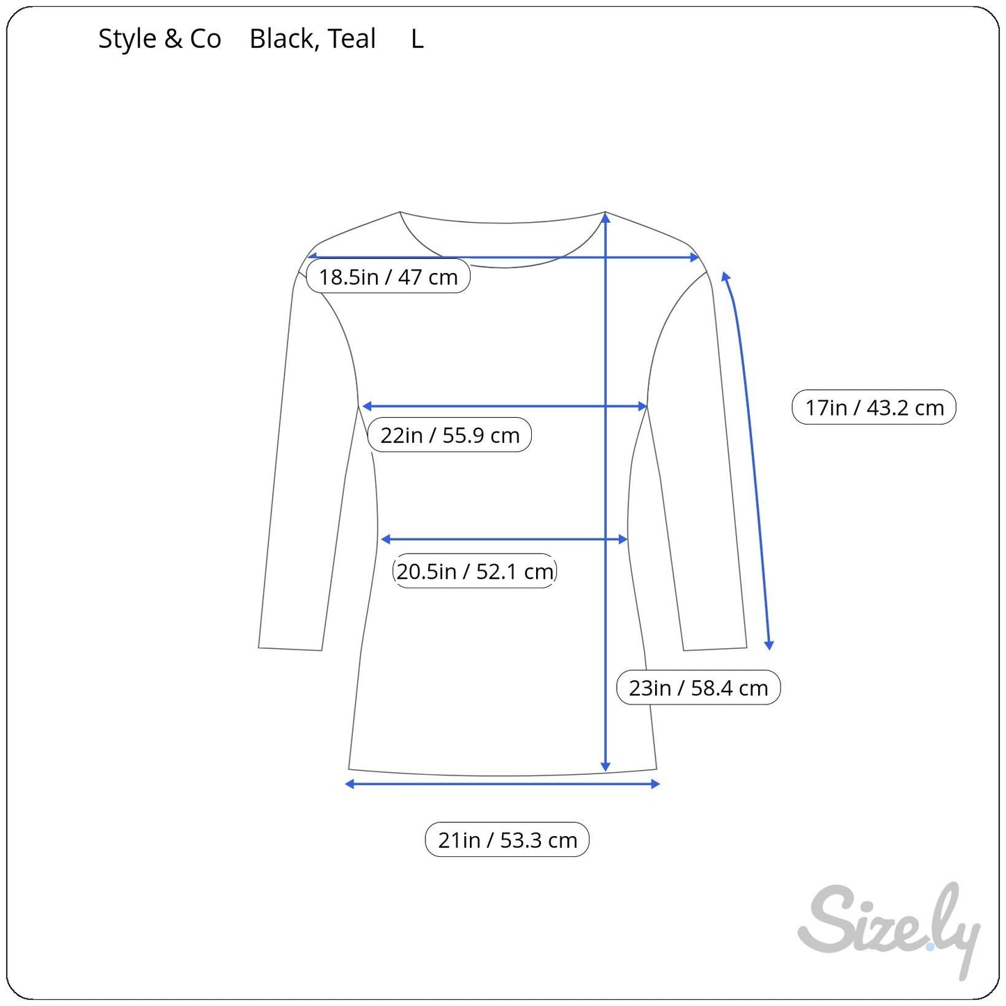 Style & Co Womens Black Teal Floral Embroidered Top Cropped Stretch Pants Set L