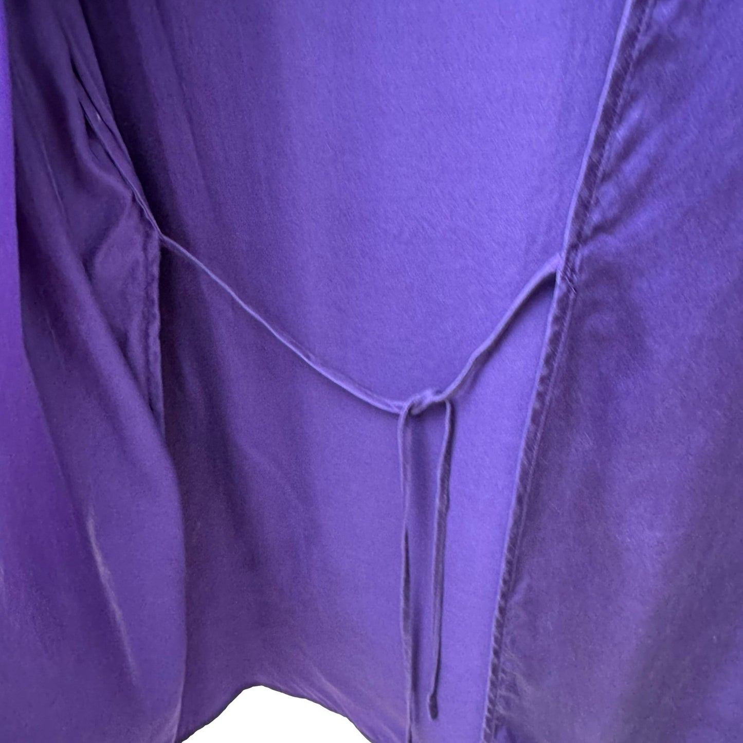 Victorias Secret Vintage Gold Label 100% Silk Robe Purple Kimono Loungewear P/S