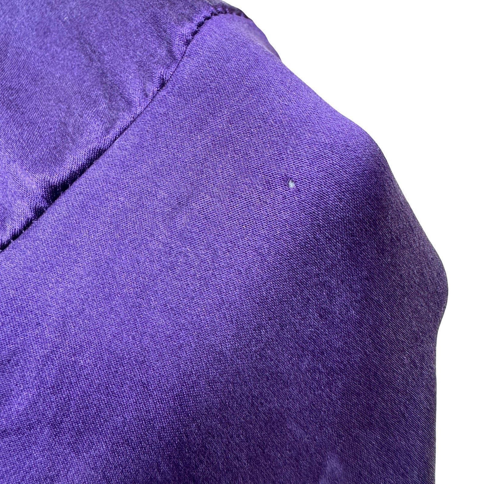 Victorias Secret Vintage Gold Label 100% Silk Robe Purple Kimono Loungewear P/S