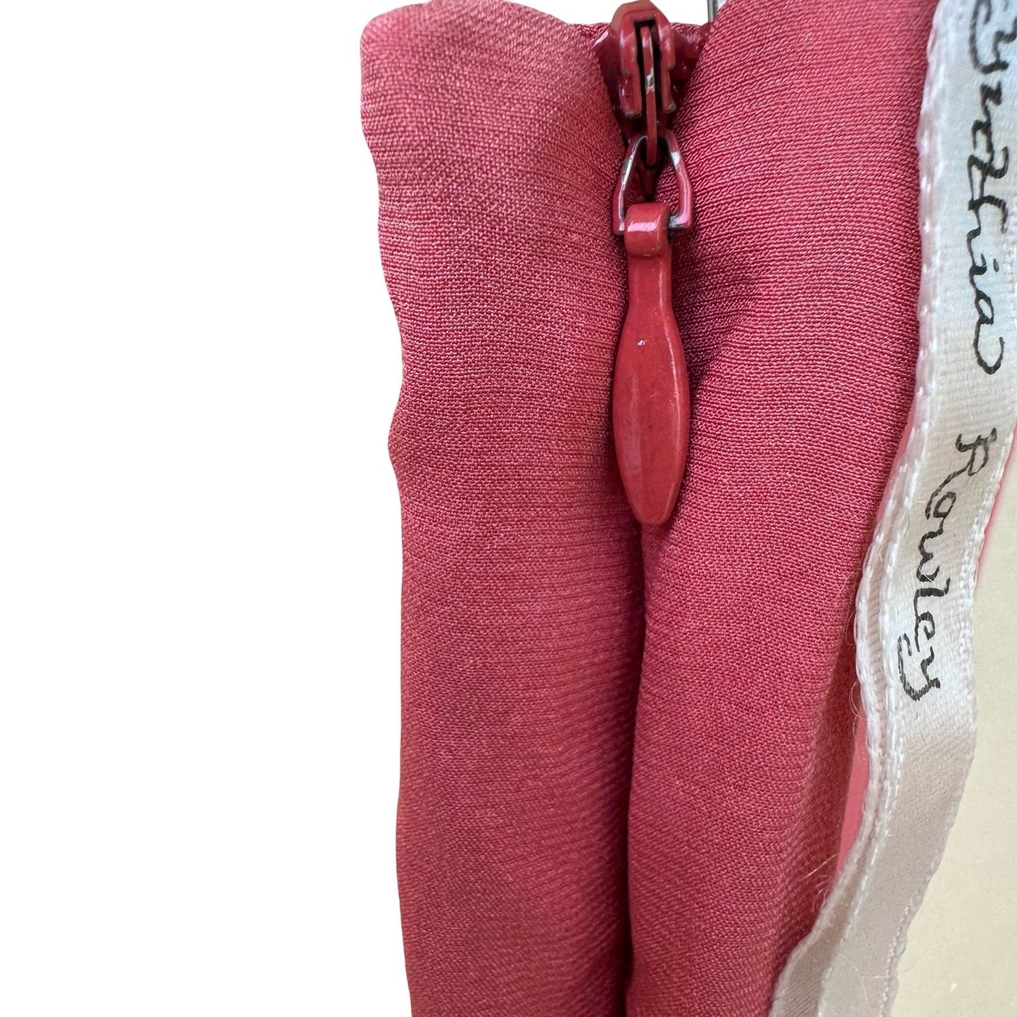 Cynthia Rowley Vintage Y2K 90s Silk Minimalist Dopamine Dressing Pant Beach Pink