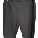 Switch Nike Dri-FIT Black Straight Leg Athletic Yoga Pants Womens XL Activewear Workout 3 image