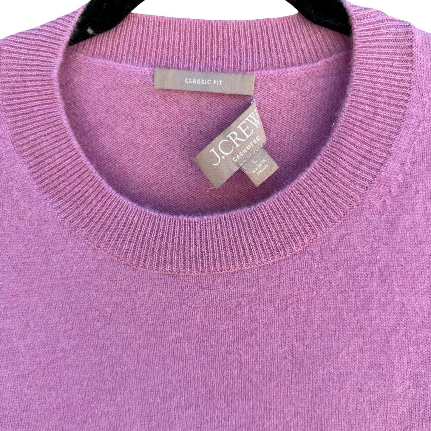 J.Crew Cashmere Quiet Luxury Fair Trade Sustainable Sweater Old Money Preppy L