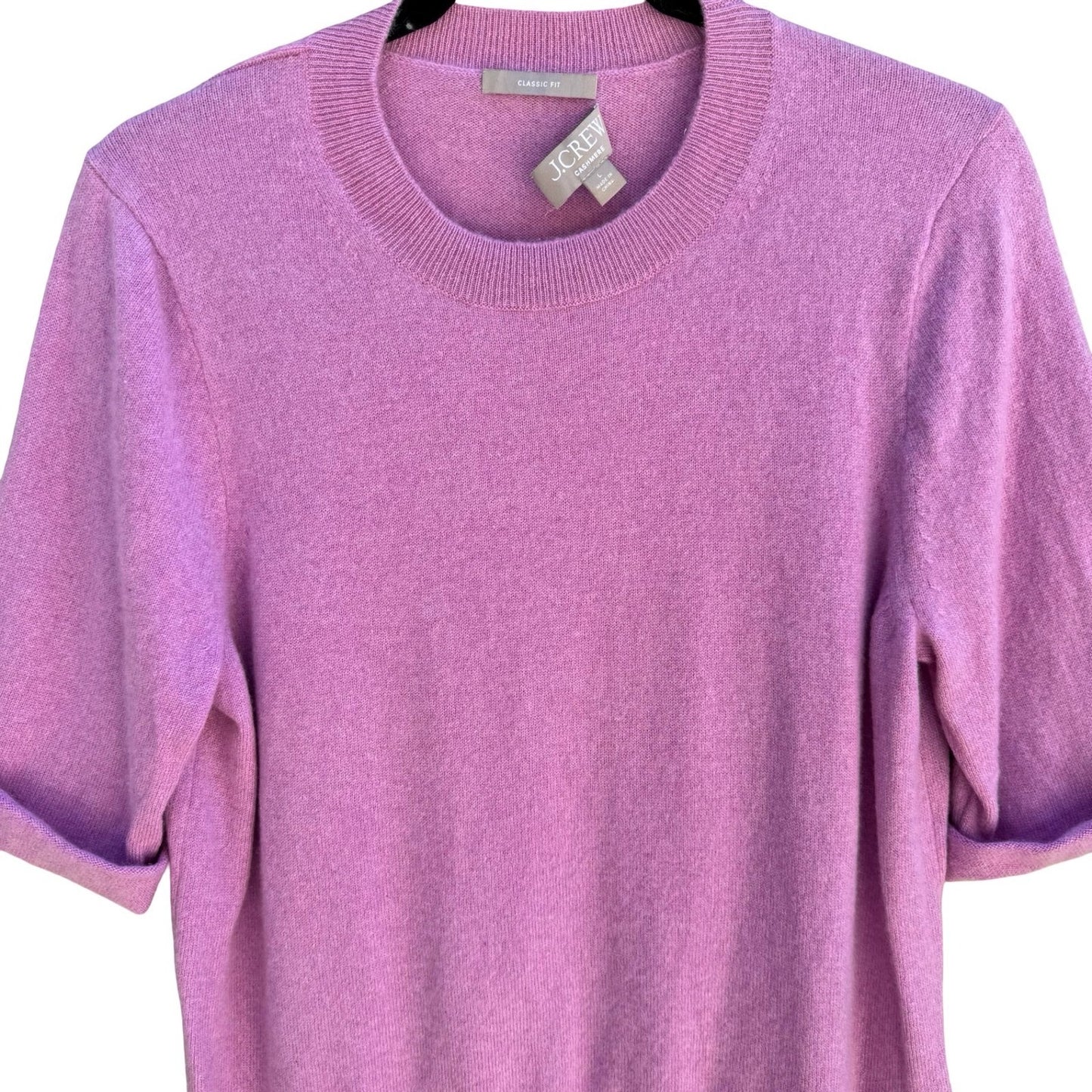 J.Crew Cashmere Quiet Luxury Fair Trade Sustainable Sweater Old Money Preppy L