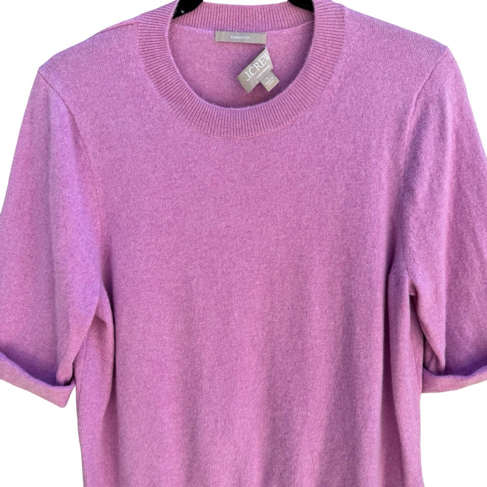 J.Crew Cashmere Quiet Luxury Fair Trade Sustainable Sweater Old Money Preppy L