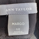 Switch Ann Taylor Margo Tailored Wide Leg Dress Pants Black Womens 10 Professional 2 image